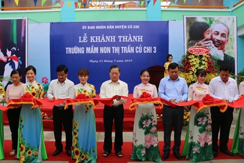Lễ khánh thành Trường Mầm non Thị Trấn Củ Chi 3